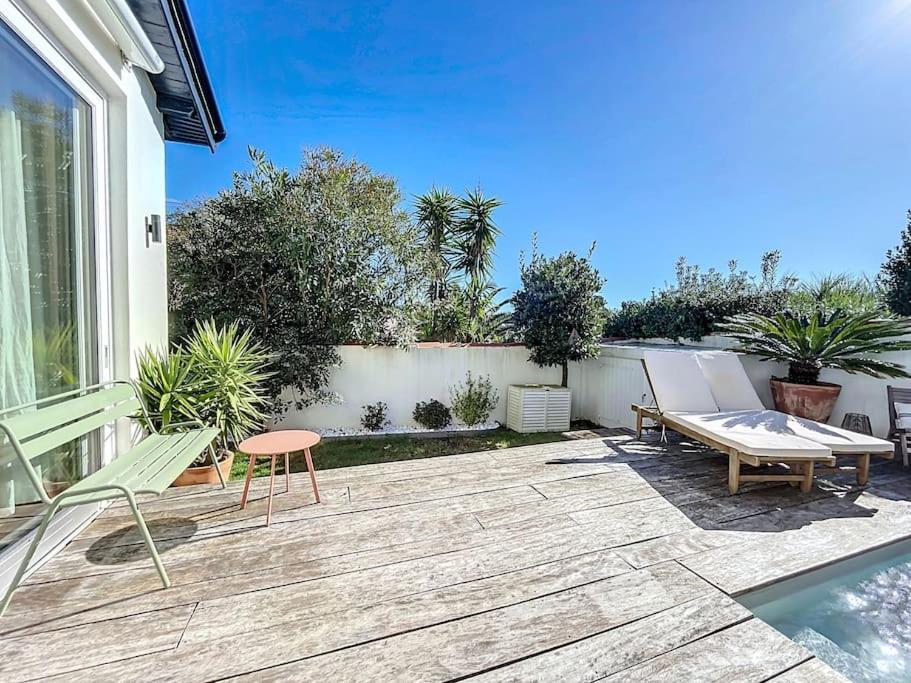 Maison 4 Chambres Cote Des Basques Avec Piscine Biarritz Eksteriør billede